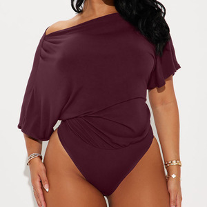 Última Tendencia en Moda: Body Ajustado de Una Pieza para Mujer, Sin Mangas, Color Chocolate Marrón, para Gimnasio y Entrenamiento - Product Image 1