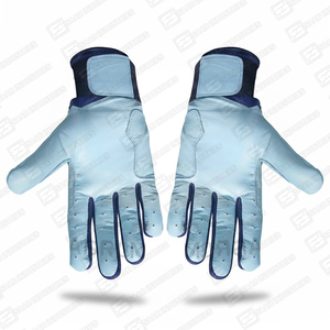 Guantes de Bateo de Alta Calidad, Profesionales, de Cuero Genuino, Ligeros, Duraderos, con Agarre Ambidiestro, Cierre de Velcro, Ecológicos - Product Image 6