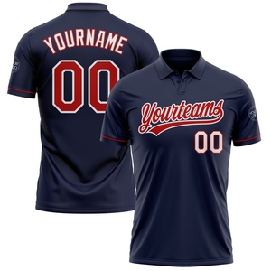 Wholesale Direct industry Best Selling Custom Navy Vegas Gold 3D Metal Skull <b>Bowling</b> Performance Polo Shirt - Product Image 4