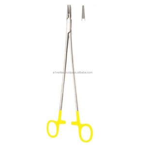 Portaagujas de Alta Calidad A-1 VERITAS Wangensteen de 27 cm con Punta T/C, Instrumentos de Sutura de Acero Inoxidable |   Kit de sutura, instrumento médico - Product Image 1