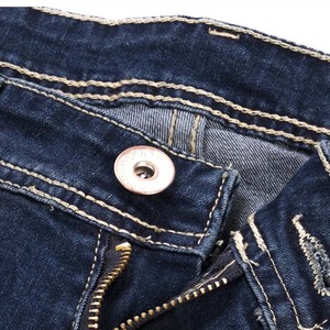 Pantalones Vaqueros Casuales Premium, Pantalones de Mezclilla Cómodos de Algodón Suave, Estilo Urbano, Corte Ajustado - Product Image 3