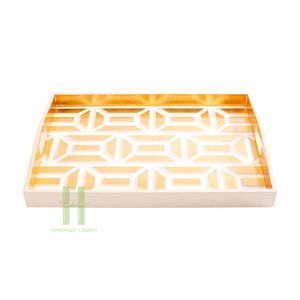 Bandeja de nácar de Vietnam, juego de regalo Eid de lujo, la mejor opción, bandeja para servir MOP para Ramadán 2025 de HNH Craft - Product Image 5