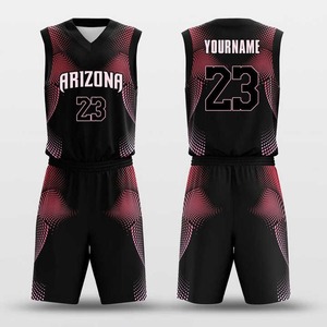 Vente en gros : Nouveaux maillots de basketball pour hommes, uniformes confortables avec broderie imprimée - Product Image 1