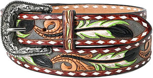 เข็มขัดโลโก้ที่กําหนดเองคุณภาพสูง เข็มขัดหนังแท้ ขายร้อน เข็มขัดหนัง Unisex ที่ไม่ซ้ํากันมีสไตล์ - Product Image 3