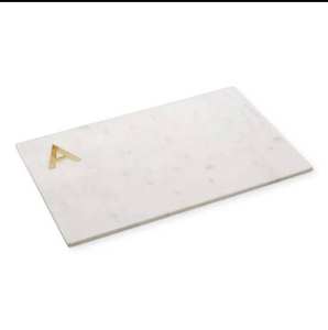 Tabla de cortar de mármol Calacatta Viola, elegante tabla de servir de piedra natural para cocina, decoración de lujo, bandeja para queso, frutas y regalos. - Product Image 1