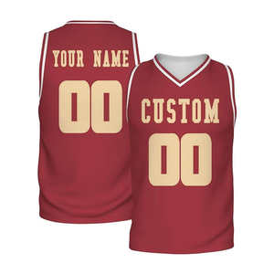 Maillots de basket-ball respirants et légers en gros, personnalisables par sublimation, avec logo sur mesure, réversibles, à manches courtes - Product Image 3