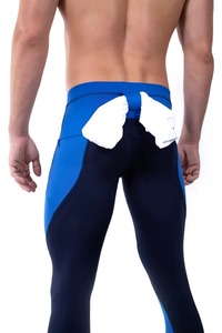 Leggings Deportivos Personalizados al por Mayor para Hombre, de Cintura Alta, Compresivos, Transpirables, Antibacterianos y de Secado Rápido - Product Image 4