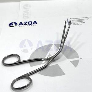 Pinzas Profesionales de Acero Inoxidable Estilo Magill de 7 Pulgadas Curvas para Perforaciones Corporales de Precisión, Instrumento para Estudio - Product Image 3