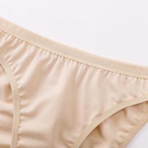 Ropa Interior Transpirable para Mujer, Bragas de Algodón sin Costuras de Cintura Media, Bragas de Bikini a Rayas, Cómodas, con Logotipo Personalizado OEM - Product Image 5