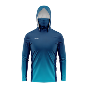 Chemises de sport de pêche unisexes personnalisées - Sans coutures, séchage rapide, extensibles dans quatre directions, respirantes, anti-transpiration, en Spandex/Polyester - Product Image 1