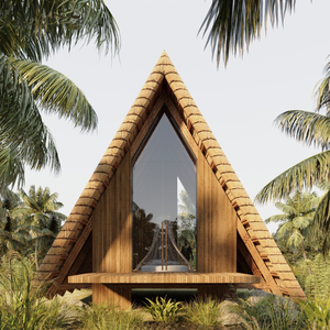 Modern Prefabricated Buildings Vietnam 17sqm Small Prefab Bungalow and Industrial Greenhouses 40HC Floor-to-ceiling <b>windows</b> - Product Image 5