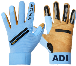 Gants de frappe de baseball en cuir de qualité supérieure, tailles et couleurs personnalisables, fermeture auto-agrippante, excellente qualité de Adiha Impex - Product Image 1