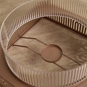 Juego de Cazuelas Clásico Moderno para Buffet, Calentador de Alimentos Metálico con Revestimiento Esmaltado, Tapa de Acero Inoxidable Ecológica, Soporte para Ollas, Ideal para Fiestas - Product Image 2