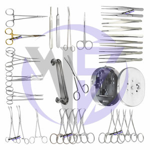 Juego de 44 Piezas de Instrumentos Quirúrgicos Manuales de Acero Inoxidable para Extracción de Venas, Kit de Cirugía Venosa Ambulatoria - Product Image 2