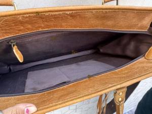 Sac fourre-tout en cuir sculpté à la main avec franges, élégant sac à main en cuir de vachette, collection de sacs élégants en fourrure pour femmes, multi-usages - Product Image 6