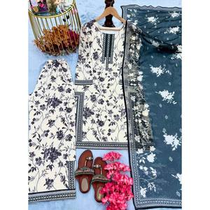 ชุดเสื้องานเลี้ยงดีไซน์เนอร์ของผู้หญิงลายพิมพ์ดิจิทัลหรูหราและมีสไตล์ - Product Image 1