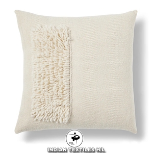 ปลอกหมอนขนสัตว์สไตล์โบโฮสุดหรู โดย Indian Textiles H/L ปลอกหมอนตกแต่งทอมือ ปลอกหมอนโบโฮสุดหรู - Product Image 4