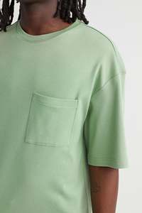 T-shirts pour hommes à épaules tombantes avec impression graphique, t-shirt personnalisé surdimensionné en coton, t-shirt court et ample pour hommes - Product Image 6