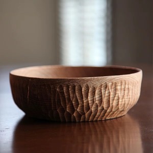 Tazones de Madera Natural para Servir Ensaladas, Hechos a Mano, Ecológicos, Utensilios de Cocina para el Hogar, Restaurantes y Fiestas - Product Image 4