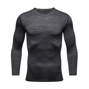 Custom Made Superior Quality Men's Rash Guard 2026 Latest Style OEM Logo Customized Color Long Sleeve <b>Compression</b> <b>Shirts</b> - Product Image 3