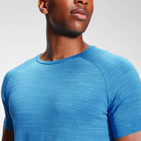 Camiseta Personalizada para Hombre, Tejida en Spandex/Poliéster, de Marca, Alta Calidad, Antiarrugas, Corte Regular, Cuello Redondo, Estilo Urbano, Transpirable