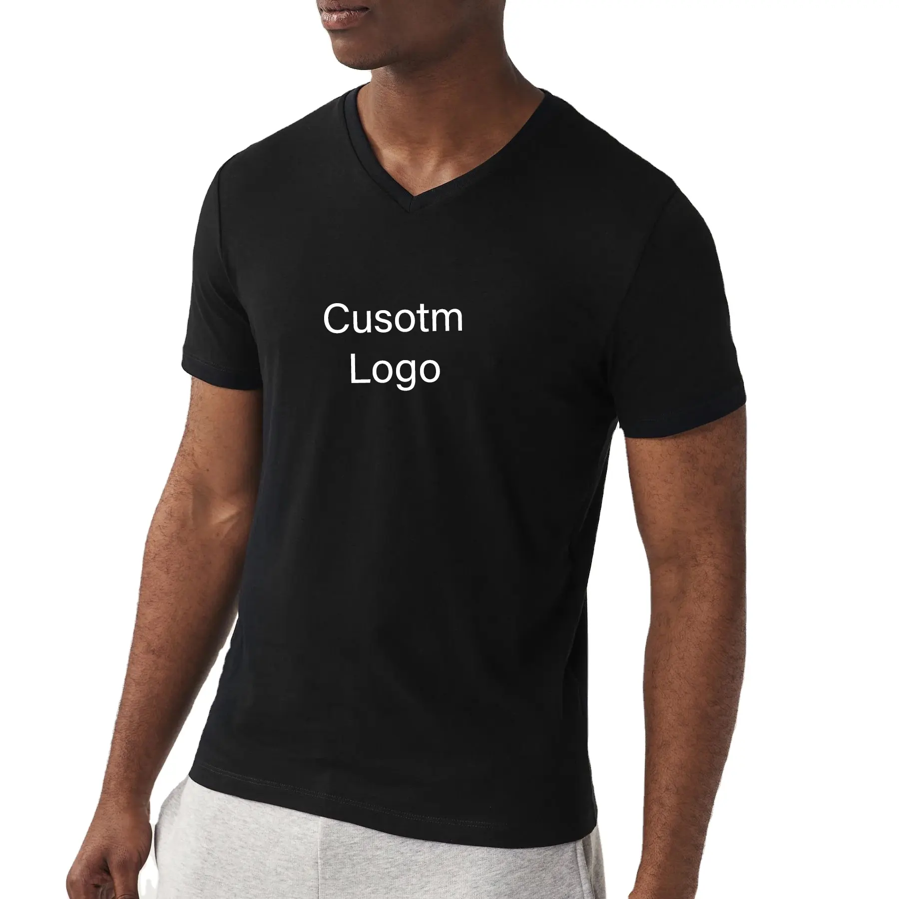 Heren T-Shirt Van Hoge Kwaliteit Vocht Wicking Shirt Voor Mannen Snel Droog Met Korte Mouwen, Normale Pasvorm Op Maat T-Shirts Cool Droge Shirts