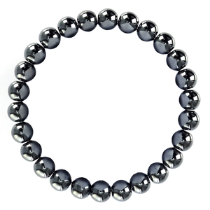 Perles noires sculptées en hématite, pierres précieuses durables pour bijoux homme et femme - Product Image 5