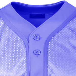 Maillot de baseball pour hommes, uniforme d'équipe personnalisé, respirant, en maille, boutonné, chemise de sport, vente en gros OEM - Product Image 6