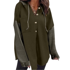 Sudadera con capucha para mujer, personalizada, 100% algodón piqué, 220 GSM, manga corta, color liso, con bordado en el pecho, proveedor informal de Bangladesh - Product Image 2
