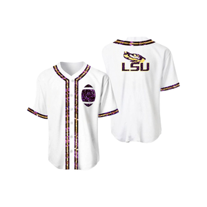 T-shirt personnalisé pour femme, motif sequins, blanc, respirant, pour le basketball, idéal pour les jours de match, vente chaude, OEM, pour équipes - Product Image 1