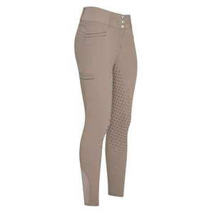 Pantalones de Montar de Cintura Alta para Mujer, Largos, de Punto, Spandex y Nailon, con Bolsillos, Transpirables, Color Sólido, Cierre de Botón, 240g 2026 - Product Image 5