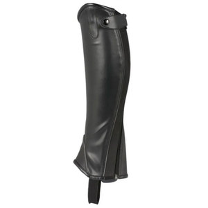 Custom Soft Leather Half Chaps Durable Cowhide Equestrian Horse <b>Riding</b> Gaiters Premium Unisex <b>Boot</b> Gaiters LHC-0064 - Product Image 2