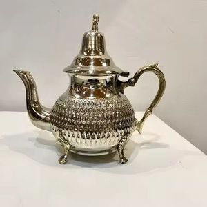 Luxury Silver Plated <b>Teapot</b> Vintage Elegant Tea Pot Decorative Serving Teaware Classic Design for Home Hotel Gift - Product Image 3