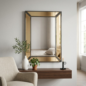 Premium 24 x 36 Inch Rectangular <b>Wall</b> <b>Mirror</b> | Large Decorative <b>Mirror</b> for Living Room Bedroom Entryway | Modern Home Decor - Product Image 4