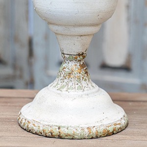 Maceta Galvanizada Blanca Vintage, Perfecta para Centros de Mesa de Boda, Decoración de Jardín y Arreglos Florales, Venta al por Mayor desde India - Product Image 5