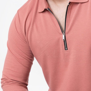 Chemise à manches longues en tricot respirant et léger, coupe décontractée, pour hommes, avec col classique, parfaite pour le streetwear - Product Image 5