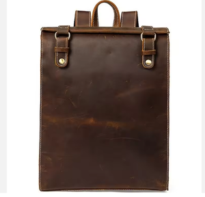 high quality <b>leather</b> <b>backpack</b> for travel work office collegeLarge Big Capacity <b>Leather</b> <b>Backpack</b> Full Grain <b>Leather</b> Cotton Unisex - Product Image 1