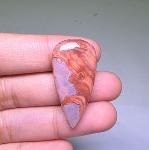 Cabochon en Agate Coton Naturel de Haute Qualité, Pierre Précieuse en Vrac pour la Fabrication de Bijoux - Product Image 2