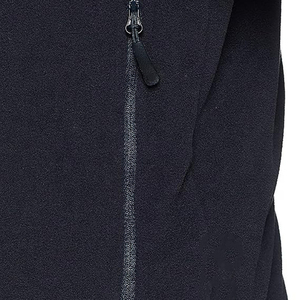 Veste en polaire marine pour homme, col montant, fermeture éclair, respirante, décontractée, pour l'hiver, coupe classique, en polyester tricoté et coton - Product Image 6