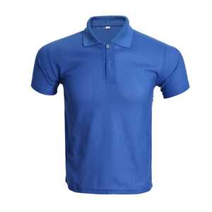 Polo pour homme en coton 100% avec logo personnalisé, couleur unie, tissu piqué, t-shirt uni vierge en polyester - Product Image 6