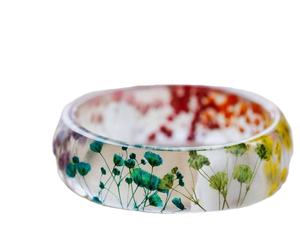 ELEVATE joyería resina acrílico pulsera brazalete exagerado deslumbrante Multicolor ancho Irregular cuadrado acrílico pulseras mujeres - Product Image 1