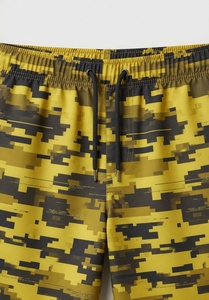 Shorts de Mujer con Estampado de Camuflaje, Cintura Ajustable con Cordón, Secado Rápido, Tejido de Poliéster, Diseño Geométrico Informal, Corte Regular - Product Image 4