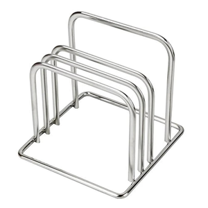 Metal Pan Pot <b>Rack</b> Handicraft Organizer Kitchen Pan and Pot Lid Metal Cutting Board Holder Stand - Product Image 2