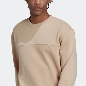 Sudadera Unisex de Cuello Redondo, Corte Holgado, Color Sólido, Estilo Minimalista, Tejido French Terry, para Otoño - Product Image 2