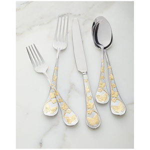 Elegante Juego de Cubiertos de Acero Inoxidable con Acabado Espejo, Juego de Cubiertos Premium con Cuchara, Tenedor y Cuchillo para el Hogar - Product Image 6