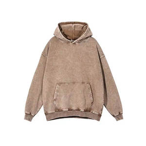 Las sudaderas con capucha para hombre con lavado ácido y costuras en contraste ofrecen un elemento de diseño audaz que eleva las sudaderas con capucha tradicionales para hombre con lavado ácido. - Product Image 1