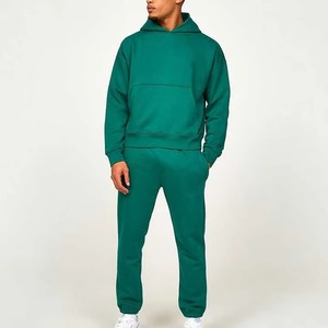 Conjunto de Sudadera con Capucha y Pantalones Deportivos de Algodón para Hombre, Estilo Urbano de Invierno, Nueva Colección, Gran Demanda, Hombros Caídos, Estampado Personalizado - Product Image 1