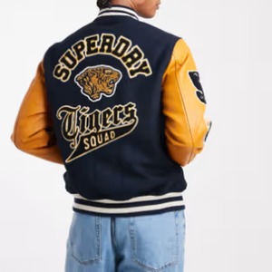 เสื้อแจ็คเก็ตมอเตอร์ไซค์ผ้าขนสัตว์/โพลีเอสเตอร์ระบายอากาศได้ดีสำหรับผู้ชายไซส์ใหญ่ แบบสั่งตัด - Product Image 1