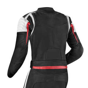 Combinaison de moto élégante et décontractée pour l'hiver/été, coupe-vent, respirante, avec intérieur en cuir, extérieur imperméable et résistant, manches longues, conduite sécurisée - Product Image 5