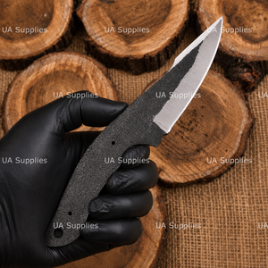 Lame de couteau de chasse et de camping en acier au carbone 1095 de haute qualité, fabriquée à la main, matériau pour la fabrication de couteaux de bushcraft, qualité industrielle OEM - Product Image 2